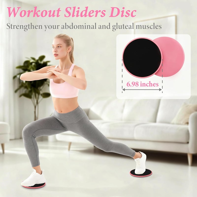 LarFaFa Pilates Kit for Home Workouts, Pilates Equipment Ring and Ball Set, Pilates Essentials Kit for Women, Home Pilates Workout Kit, Pilates Set, Pilates Starter Kit for Women at Gym Studio Travel - Image 4